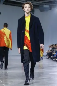 19aw ISSEY MIYAKE MEN ショールカラーコート ブラックのサムネイル