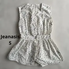 JEANASIS 星柄 ノースリーブトップス