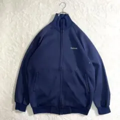 カーハート　トラックジャケット　スウェット　裏起毛　ネイビー　軽量　サイズL