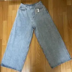 【新品、CRAFT STANDARD BOUTIQUE】ワイドデニム　XLサイズのサムネイル