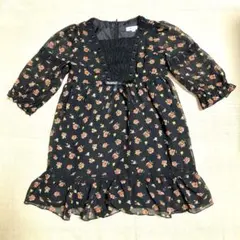 【美品】キャサリンコテージ アンティークローズ シフォンワンピース 120cm