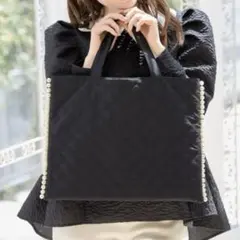 tocco closet サイドパール付きキルティングサブバッグのサムネイル