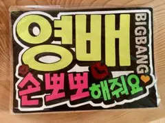 bigbang ヨンベ 応援ボード ハングルのサムネイル
