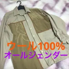 VAGIIE SPORTS★ウール100％シャツ　ゴルフにも◎ オールジェンダー