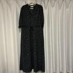 earth music & ecology 花柄ロングワンピース