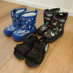 ブーツ14cm15cm、アディダスサンダル14cm　セット