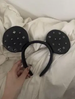 ミッキーカチューシャ　レザー