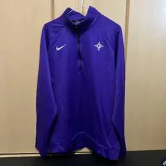 ナイキ ハーフジップ ロゴ入り Lサイズ 紫のサムネイル