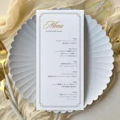 メニュー表　4　ドリンクメニュー　ウェディング　結婚式