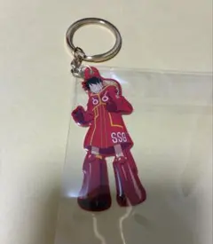 郵便局限定　エッグヘッド　ルフィ　メタルキーホルダー　ONE PIECE ニカ