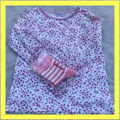 新品未開封　ミキハウス　靴下＆ロンT セット　130 カットソー　トップス