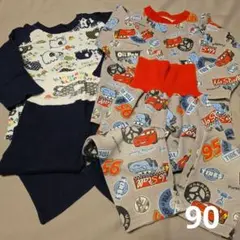 腹巻きパジャマ 90 2着セット まとめ売り カーズ マックイーン 長袖