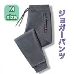 【ラスト1点】メンズ ジョガーパンツ グレー 裾絞りタイプ シンプル 普段着
