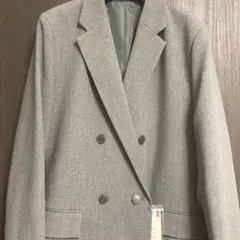 UNIQLO ダブルジャケット　グレーXL