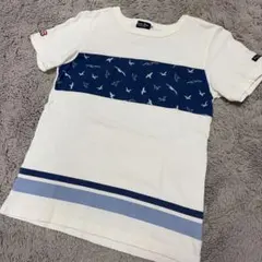 週末限定値下げ‼️ ミキハウス ブラックベア 鳥プリント Tシャツ 半袖