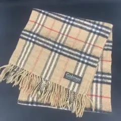 Cashmere カシミヤ100% チェックマフラー⭐︎