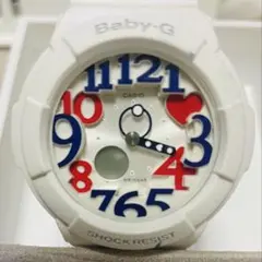 CASIO Baby-G ホワイト/レッド/ブルー腕時計