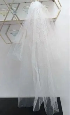 タカミブライダル　ウェディングベール　ラメ