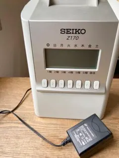 ★美品 清掃済　SEIKO タイムレコーダー　Z170　新品カード25枚付のサムネイル