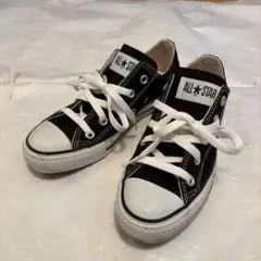 ALL STAR ブラック ローカット スニーカー　23㎝