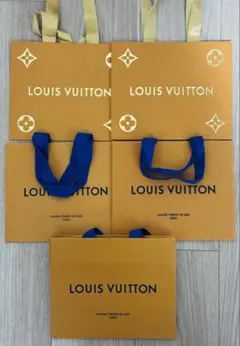 Louis Vuitton ショッパー オレンジ（紙袋）5枚セット