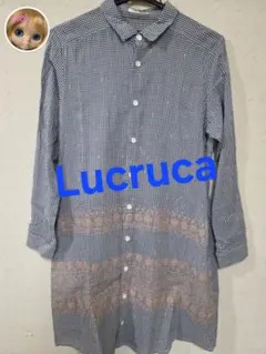 Lucruca チェック柄長袖シャツ　センソユニコ