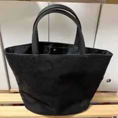 pierre cardin ブラック トートバッグ