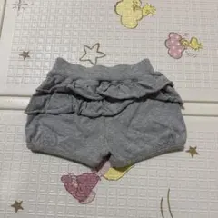 グレー フリル付き 半ズボン キッズ