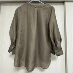 URBAN RESEARCH ROSSO 五分袖シャツ カーキ