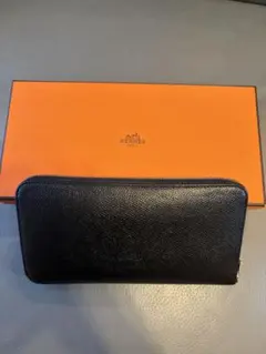 HERMES エルメス アザップ ロング シルクイン ネイビー C刻印 C496 