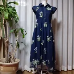 【Chesty】チェスティすずらん刺繍チュールワンピースのサムネイル