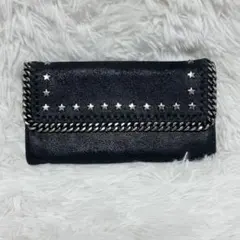 ステラ マッカートニー ファラベラ スタースタッズ フラップ ウォレット 長財布