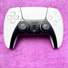 PS5 コントローラー 純正 ホワイト 6R6-e 【超美品】