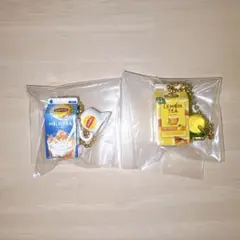 lipton ミニチュアチャーム&グミ ミルクティー　レモンティー