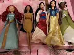 ディズニープリンセス人形 5体セット