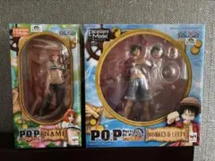 POP ワンピース ルフィ、ナミ 2体セット　新品未開封品　　国内正規品