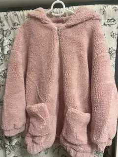 GRL ビッグシルエットジップボアパーカー