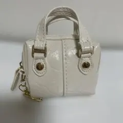 THREEPPY ホワイトミニバッグ オリジナルナイロンバッグ付き