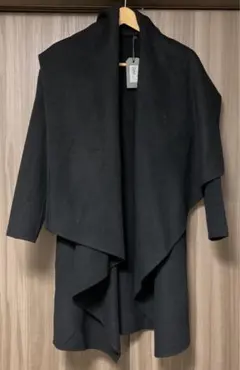 黒 ウールロングコート XSサイズ