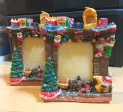 アメリカ購入♪クリスマス　キャンドル　フォトフレーム風 サンタ プレゼント