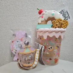 ディズニーパルパルーザ　PARFAIT グミケース　お菓子BOXコースターセット
