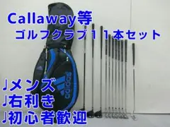 c13 初心者歓迎 キャロウェイ 等メンズゴルフクラブ11本セット