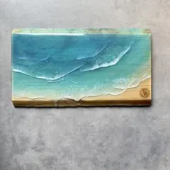 Sea Wood Collection - 碧緑の輝き【無垢 一枚板 耳付き】 - メルカリ