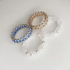 ビーズリングセット 4個セット