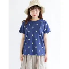 sm2/サマンサモスモス オーガニックコットン ドット柄プリントＴシャツのサムネイル