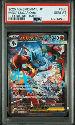 メガルカリオex SAR PSA10