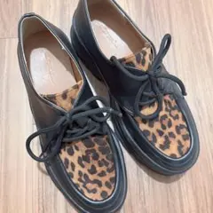 nico and オリジナルアソートレースアップシューズ　レオパード