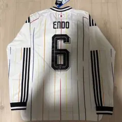 希少 サッカー日本代表アウェイユニフォーム L 24 佐野海舟 adidas