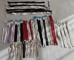 長さ色々ファスナーまとめ売り39本