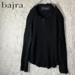 美品 bajra バジュラ デストロイ加工 ニット カットソー 日本製 3 L